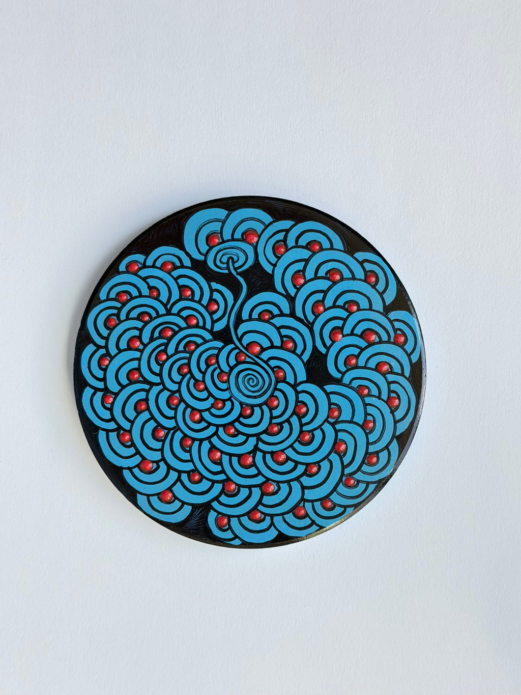 IW Art Coaster 03 - Cobalt Blue