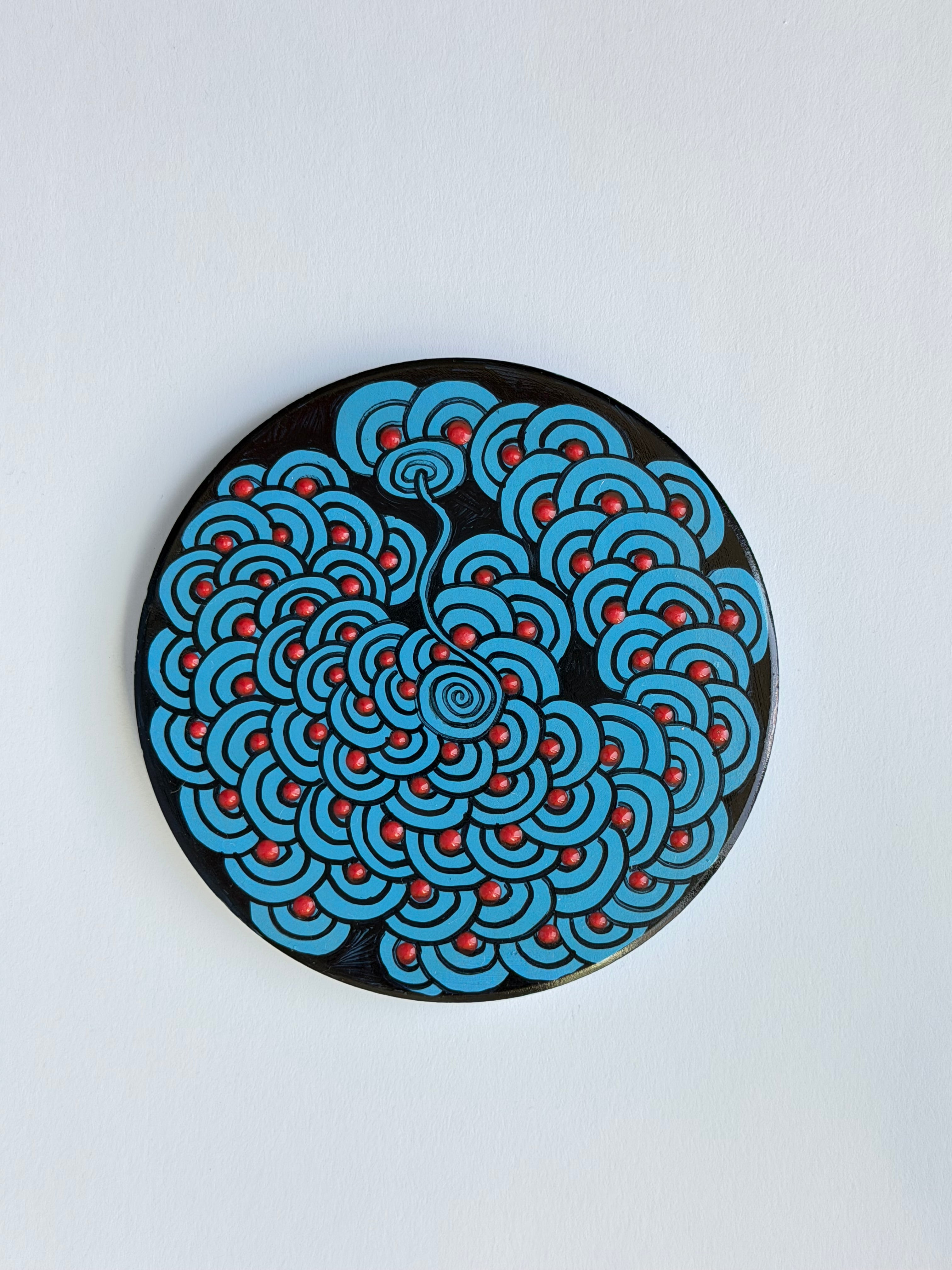 IW Art Coaster 03 - Cobalt Blue