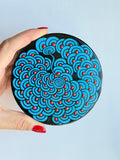 IW Art Coaster 03 - Cobalt Blue