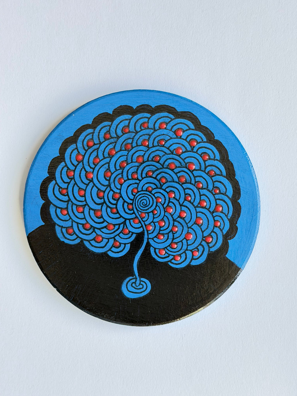 IW Art Coaster 04 - Cobalt Blue