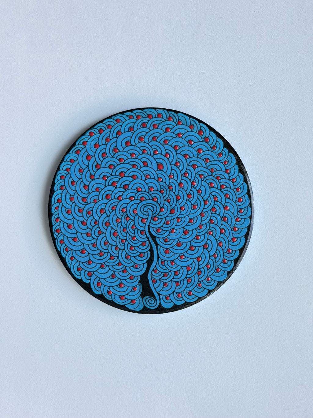 IW Art Coaster 01 - Cobalt Blue