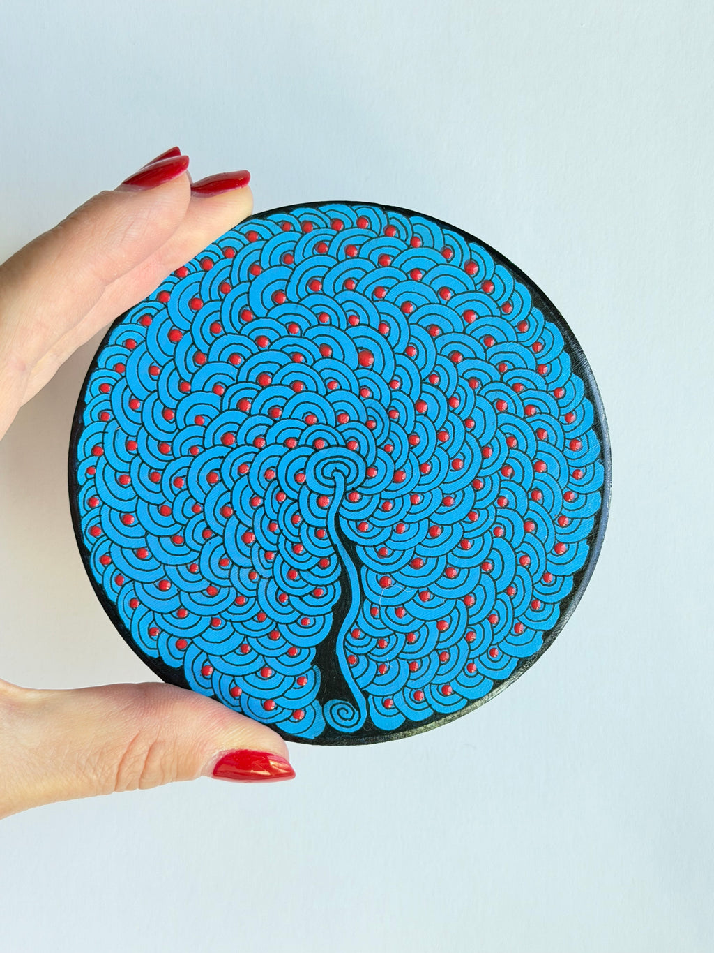 IW Art Coaster 01 - Cobalt Blue