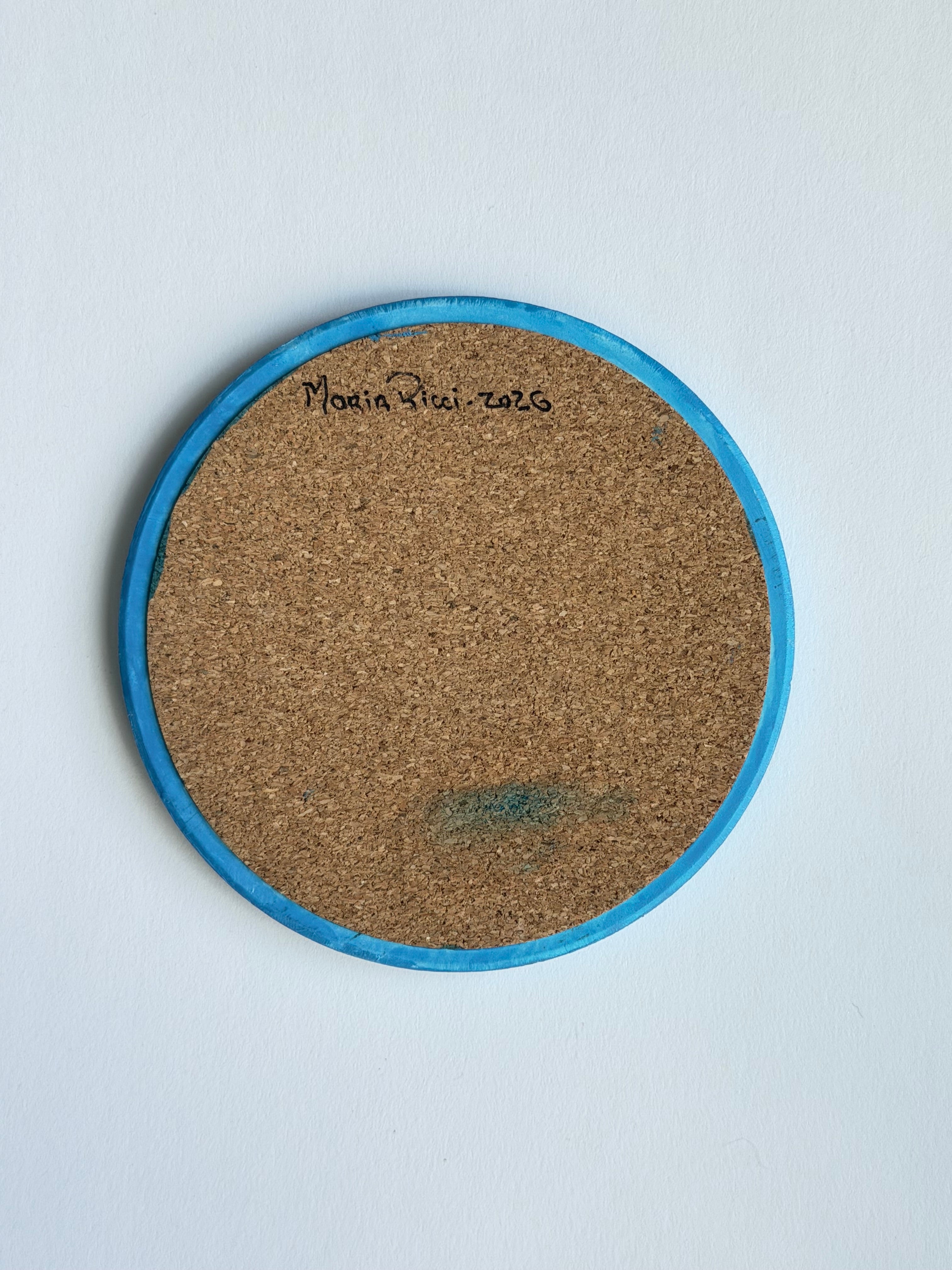 IW Art Coaster 01 - Cobalt Blue