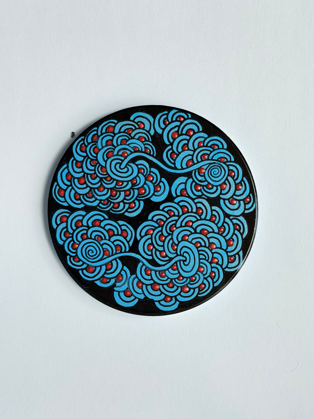 IW Art Coaster 02  - Cobalt Blue