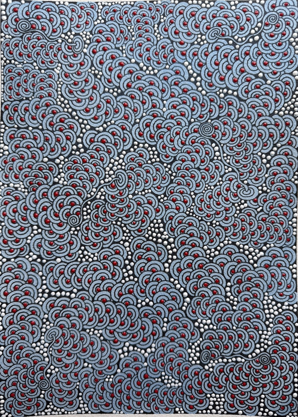 Infinite Waves Blue - Digital Download (5 x 7 in)