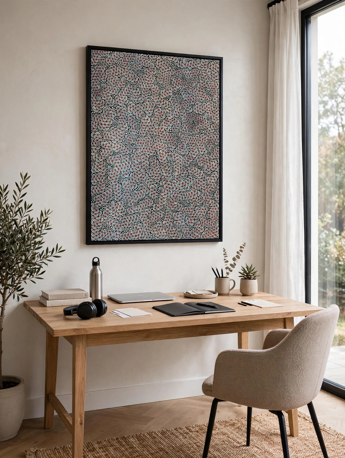 Infinite Waves — Custom Commission (18" x 24")